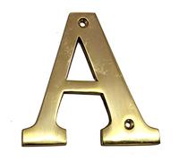 esplanade Brass House Hotel Door Name - Wall Door Plaque Alphabet Letter "Z" - 4" Inches ("A" Alphabet - 4)
