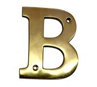 esplanade Brass House Hotel Door Name - Wall Door Plaque Alphabet Letter "Z" - 4" Inches ("B" Alphabet - 4)