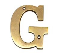 esplanade Brass House Hotel Door Name - Wall Door Plaque Alphabet Letter "Z" - 4" Inches ("G" Alphabet - 4)