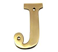 esplanade Brass House Hotel Door Name - Wall Door Plaque Alphabet Letter "Z" - 4" Inches ("J" Alphabet - 4)