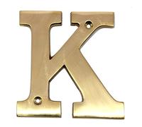 esplanade Brass House Hotel Door Name - Wall Door Plaque Alphabet Letter "Z" - 4" Inches ("K" Alphabet - 4)