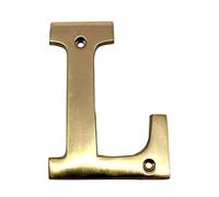 esplanade Brass House Hotel Door Name - Wall Door Plaque Alphabet Letter "Z" - 4" Inches ("L" Alphabet - 4)
