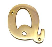 esplanade Brass House Hotel Door Name - Wall Door Plaque Alphabet Letter "Z" - 4" Inches ("Q" Alphabet - 4)