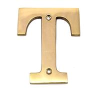 esplanade Brass House Hotel Door Name - Wall Door Plaque Alphabet Letter "Z" - 4" Inches ("T" Alphabet - 4)