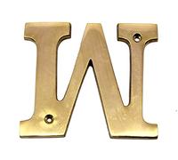 esplanade Brass House Hotel Door Name - Wall Door Plaque Alphabet Letter "Z" - 4" Inches ("W" Alphabet - 4)