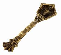ESPLANADE Brass Panchmukhi Nag Head Oil Lamp, Gold, Handmade