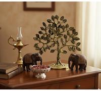 ESPLANADE Brass Tree of Life - Home Office Dcor Spiritual Gift | Golden (6.5" Inches)