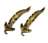 eSplanade - Designer Brass Door Handle Pair (2 pcs) | Home Decor | Door Decor | Pair of Brass Door Pulls