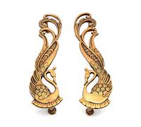 eSplanade - Designer Brass Door Handles | Home Decor | Door Decor | Brass Door Pulls (Peacock Door Handle)