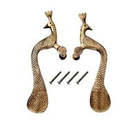 ESPLANADE - Designer Pair of Brass Door Handles - 2 pcs | Handle Sets | Door Decor | Pair of Brass Door Pulls - 10" Inches