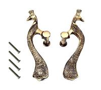 ESPLANADE - Designer Pair of Brass Door Handles (2 pcs) | Handle Sets | Door Pulls | Door Decor - 8" Inches