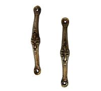 ESPLANADE Designer Peacock Brass Door Handle (Tribal)