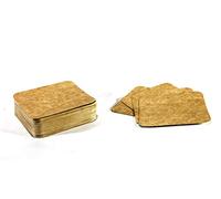 eSplanade Disposable Coasters (Set of 100) - Use and Throw Reversible Coasters - Perfect for Bar, Hotel, Restaurant purpose & Parties (Brown Square)