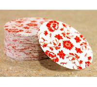 esplanade Disposable Printed Paper Coasters (Set of 100)- Use and Throw Reversible Paper Coasters-Perfect for Bar, Hotel, Restaurant purpose & Parties.