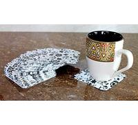 esplanade Disposable Printed Paper Coasters (Set of 100)- Use and Throw Reversible Paper Coasters-Perfect for Bar, Hotel, Restaurant purpose & Parties.