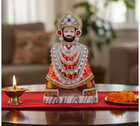 ESPLANADE Resin Khatu Shyam Ji Statue - 11.5 inches | Shyam Baba Idol for Home Temple | Pooja Idols | Home Decor