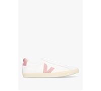 Esplar Logo Leather Extra White Nacre Trainers - Pink Metalic / 35