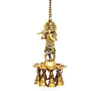 ESPLLANADE - Brass Diya Wall Hanging Oil Lamps | Kuthu Vilakku | Home Decor