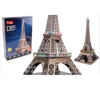 ESPLORA - Eiffel Tower - Bright 3D Puzzle - 540050 - 84 Pieces - Historical Monument - Level 6 - Without Glue or Scissors - Paris - Construction Game - Gift - Model - Ages 8+