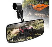 Esploratori UTV Rear View Mirror, RZR Rearview Mirror for 1.75"-2" Roll Bar Cage Compatible with Polaris RZR 1000 XP Turbo PRO R Kawasaki Mule Honda Pioneer 1000 YXZ 1000 Teryx Can am Maverick X3