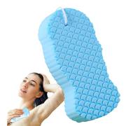 Esponja exfoliante para el cuerpo - Esponja de baño exfoliante súper con cordón - Esponja de baño absorbente, exfoliante de Spa para eliminar la piel muerta, esponja de baño