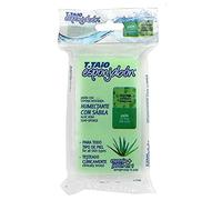 Esponjabón Aloe Vera, Hydrating Effect, Sponge Inside, Soap Outside, Multifunctional, 120 g (Pack of 1)