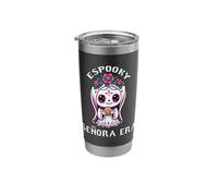 Espooky Senora Era Funny Spanish Halloween Mexican Ghost Stainless Steel Insulated Tumbler
