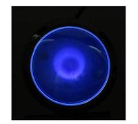 EsportsMJJ 100mm Massive Arcade Button with LED Convexity Console Replacement Button - Blue [Video Game]