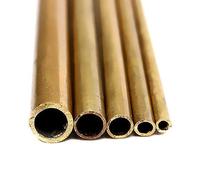 EsportsMJJ 2-6mm Inner Diameter Round Brass Tubes for Model building Craft 300mm Long Brass Tube -2mm