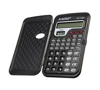 EsportsMJJ Candy Color Office Mini Scientific Calculator School Student Function Calculator Multifunctional Clock Calculator -Black