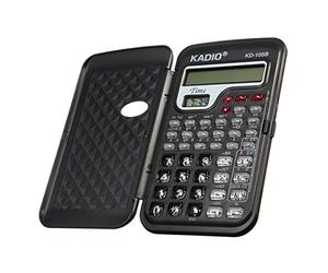 EsportsMJJ Candy Color Office Mini Scientific Calculator School Student Function Calculator Multifunctional Clock Calculator -Black