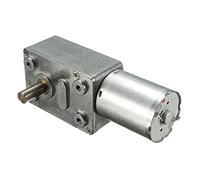 EsportsMJJ DC 12V 0.6rpm Reversible High torque Turbo Worm Gear Motor GW370 DC Reducer Motor