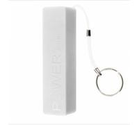 EsportsMJJ DIY 18650 Battery Charger Case Box USB Power Bank Box For iPhone Smartphone - White