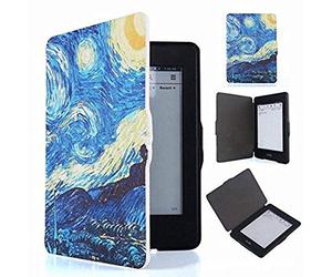EsportsMJJ Ebook Reader Flip Folio Case Cover Van Gogh Painting For Amazon Kindle Paperwhite