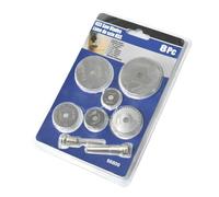 EsportsMJJ HSS Mini Circular Saw Blade Acrylic Plastic Woodworking Cutting Wheel Disc Rotating Drilling Tool Electric Grinder Accessories (Silver, 8pcs)