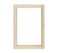 EsportsMJJ Wooden Frame Silk Screen Printing Frame Holder Tool with White 80T Polyester Fiber Mesh Screen Printed Net Frame - 12 * 12cm