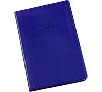 Esposti Large Address Book | 360 Spaces | Address Books with Alphabetical Index | Notes, Special Occasion & Dates Sections | Soft Faux Leather Stitched Cover | Blue | 131 x 196 mm