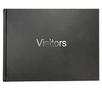 Esposti Visitors Guest Record Book - Hard Back Cover - 720 Entries Capacity - Black - 270mm x 200mm