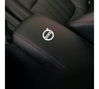 EsprAL Car Leather Center Console Armrest Covers, For Volvo XC60 Armrest Box Waterproof Wear-resistant Anti-slip Protector Accessories,A/Black-2015-2017