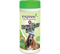 Espree Natural Tea Tree and Aloe Pet Wipes, 50 Wipes