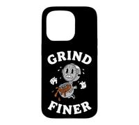 Espresso Barista Grind Finer Coffee Maker Joke Case for iPhone 15 Pro