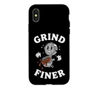 Espresso Barista Grind Finer Coffee Maker Joke Case for iPhone X/XS