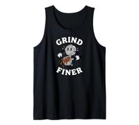 Espresso Barista Grind Finer Coffee Maker Joke Tank Top