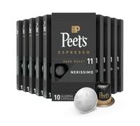Espresso Capsules, Nerissimo Intensity 11 Dark Roast Coffee, 100 Count, Compatible with Nespresso Original Line System, 10 Count, Pack of 10