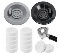 Espresso Cleaning Discs 2Pcs and 12Pcs Espresso Machine Cleaning Tablets Compatible with Ninja Luxe Coffee Machine Universal Espresso Machine Accessories