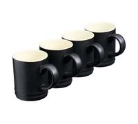 Espresso Coffee Cups Set of 4 100ml Mini Stoneware Drinking Mugs in 10 Colours
