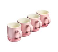 Espresso Coffee Cups Set of 4 100ml Mini Stoneware Drinking Mugs in 10 Colours