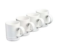Espresso Coffee Cups Set of 4 100ml Mini Stoneware Drinking Mugs in 10 Colours