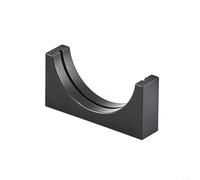 Espresso Coffee Filter Screen Holder Aluminium Stand Bracket for 51 54 58mm Portafilter Designed to Enhance Brewing by Channeling (Black 1 gird)