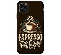 Espresso Coffee Lover Barista Caffeine Italian Phrase Case for iPhone 11 Pro Max